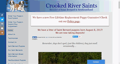 Desktop Screenshot of crookedriversaints.com